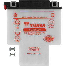 YUASA BATTERY YUMICRON 12V 150 MM X 91,44 MM X 177,8 MM CONVENTIONAL LEAD ACID REPLACEMENT CLEAR HONDA VT1100