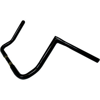 12&quot; BAGGER TWIN PEAKS APE HANGER - 1.25&quot; BLACK