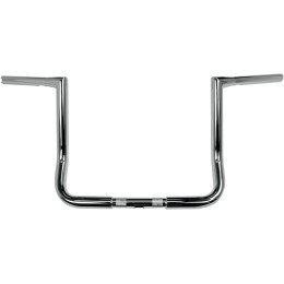 12&quot; BAGGER TWIN PEAKS APE HANGER - 1.25&quot; Chrome