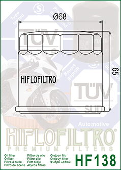 Oil filter Hiflo Suzuki Intruder 1500 Chrome