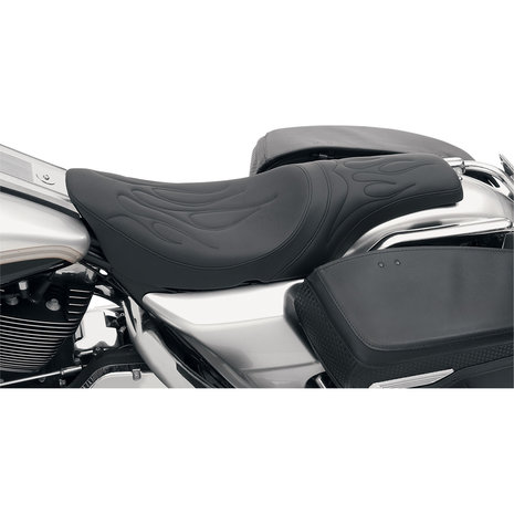 SEAT PREDATOR REAR 2-UP VINYL BLACK