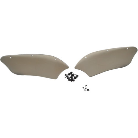 BATWING FAIRING WIND DEFLECTORS BLACK