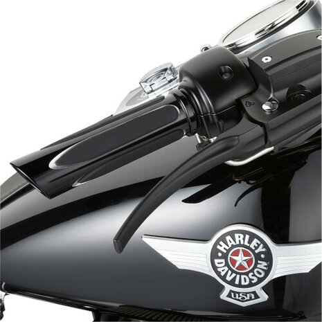 GRIPS DEEP CUT COMFORT THROTTLE BY CABLE BLACK