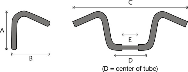 16" APE HANGER THROTTLE-BY-WIRE CHROME