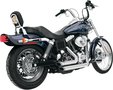 Vance-&amp;-Hines-Exhaust-Shortshots-Staggered-Chrome-HD-Dyna-Super-Glide-99-05